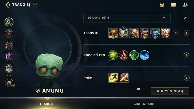 Trang bị của Amumu