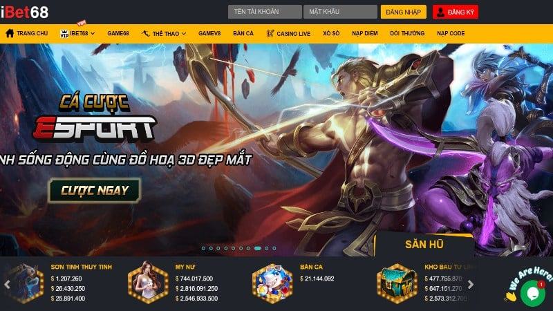 Link đăng nhập Ibet68 chính thức mới cập nhật